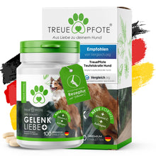 Lade das Bild in den Galerie-Viewer, TreuePfote Gelenktabletten für Hunde Gelenkliebe+