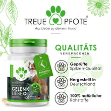 Lade das Bild in den Galerie-Viewer, TreuePfote Gelenktabletten für Hunde Gelenkliebe+
